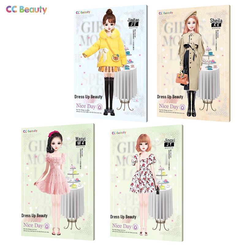 Magnetic Dress-Up Puzzle Book for Girls: Sticker Toy and Fashion Doll for Ages 4-6
