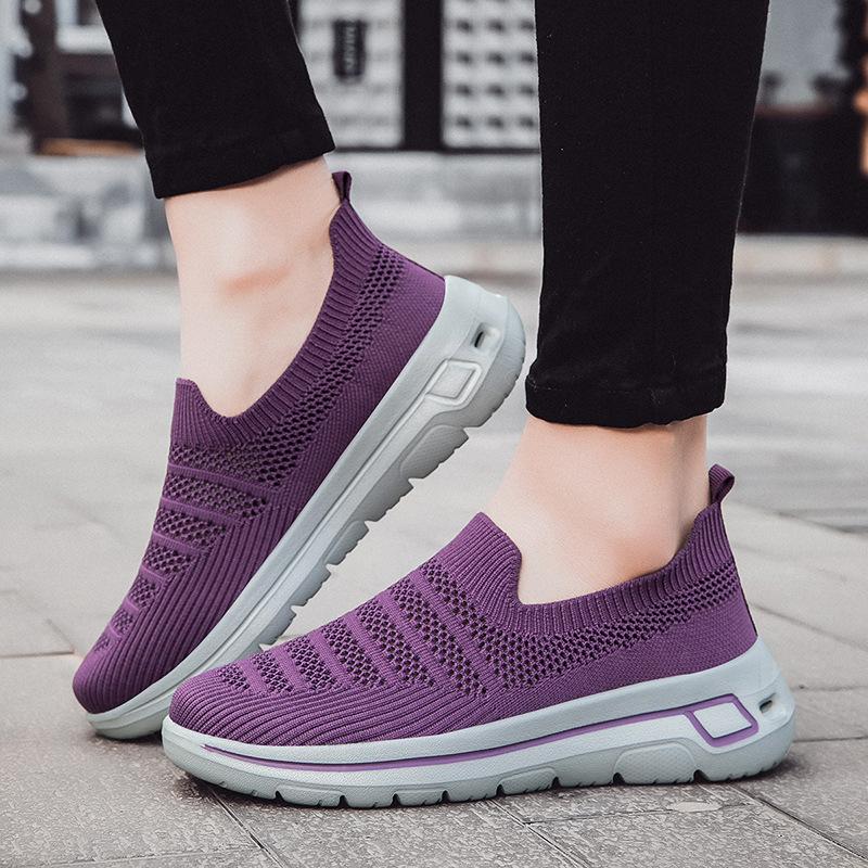 

Middle-aged and elderly walking shoes, men and women, couples, parents, sports shoes, summer single-mesh breathable mesh shoes, casual shoes 42