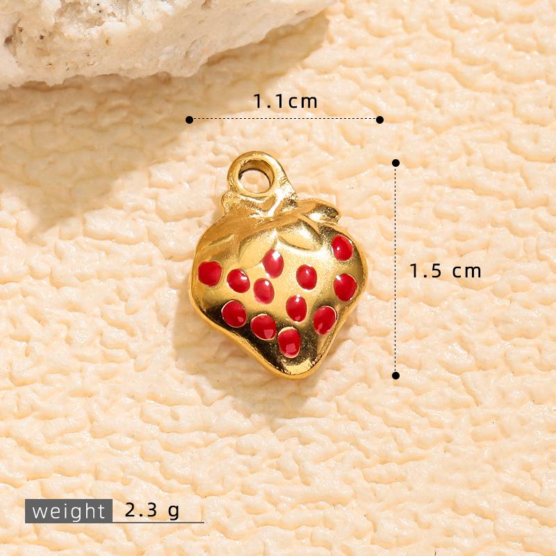 Korean Cute Street-Style Strawberry Jewelry Accessories