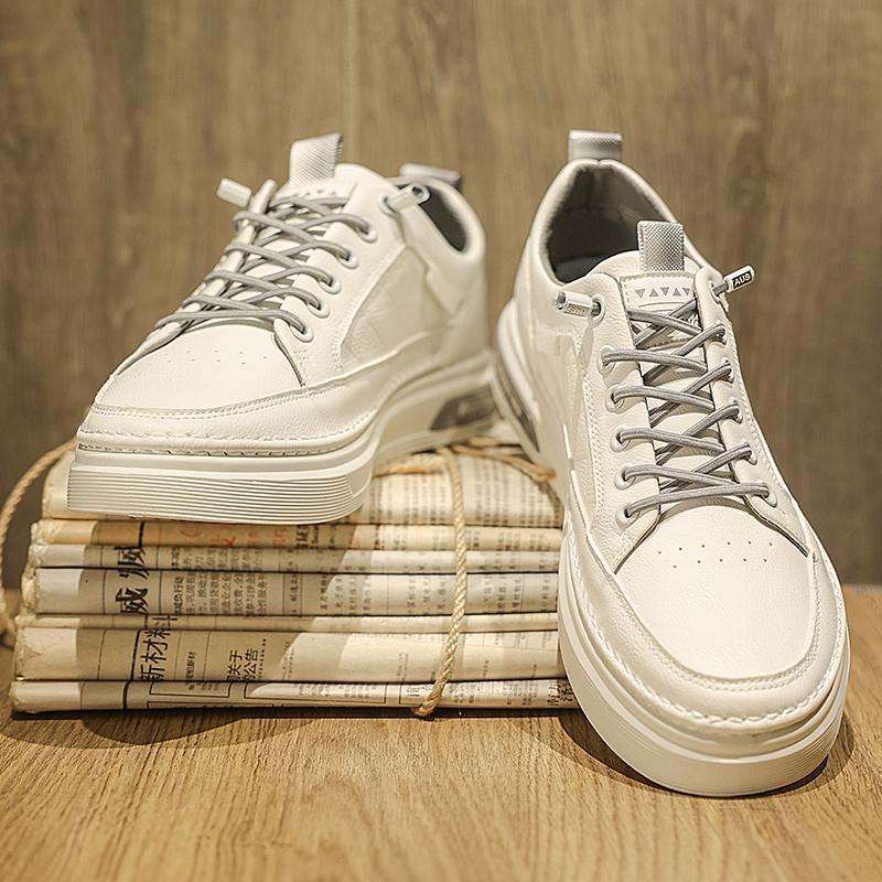 Xiaobai autumn new casual board shoes white shoes leather shoes sports trendy shoes