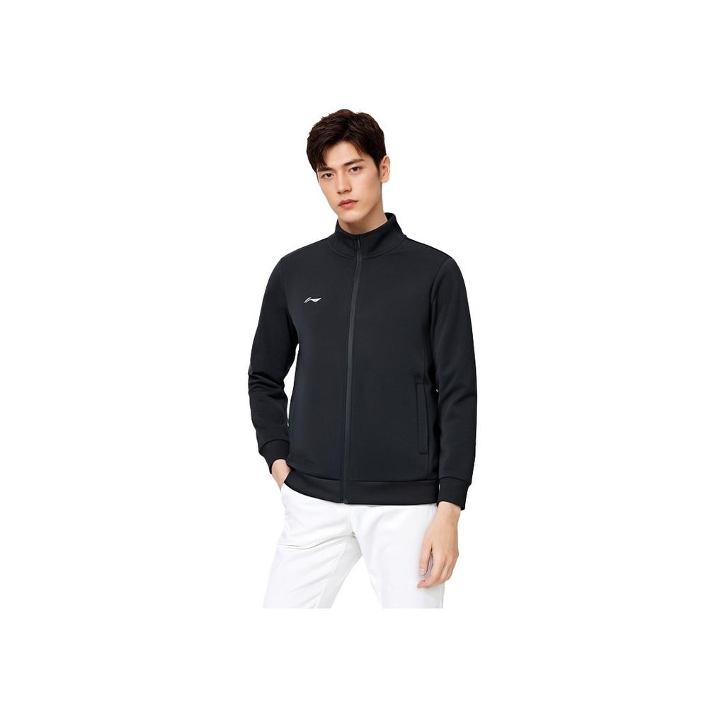 Li Ning Plain Minimalistische Studentenstijl Logo Hardlopen Sport Vrije tijd Rits Lange Mouw Hoodie Unisex hoodies AFDL226-1