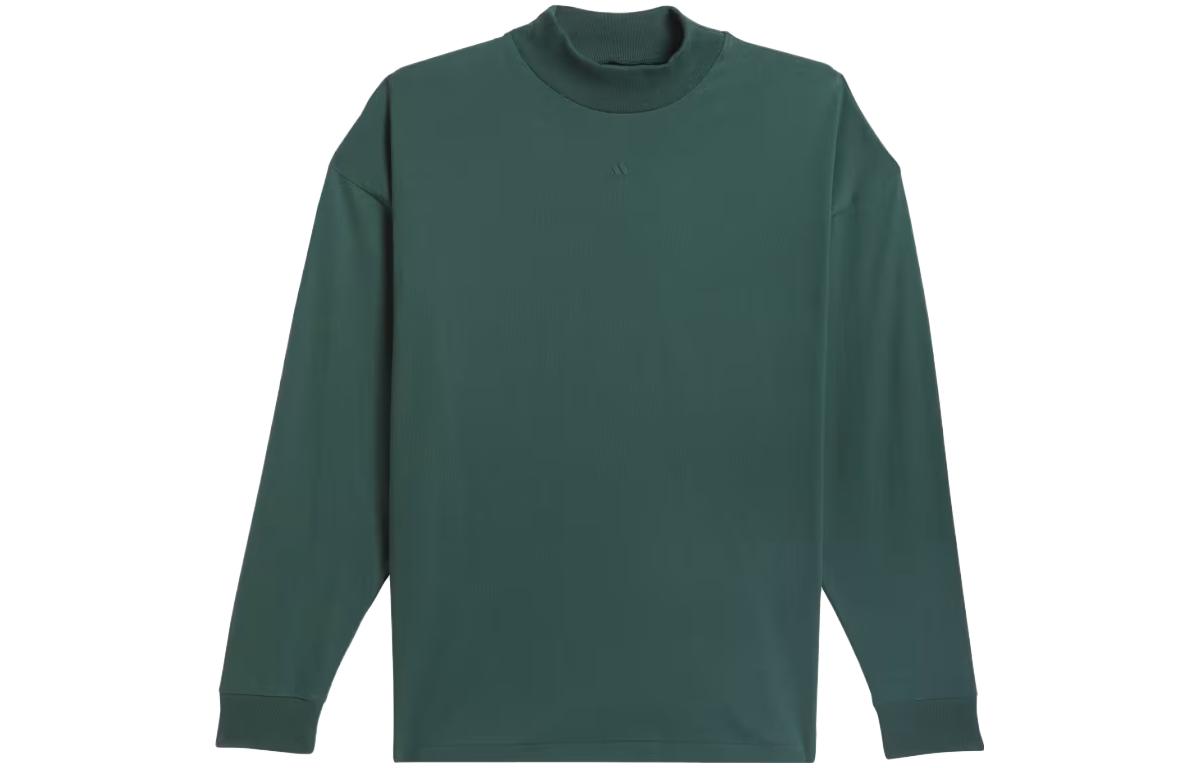Adidas T Shirts Unisex Green Crew Neck Moderate IT4507 S