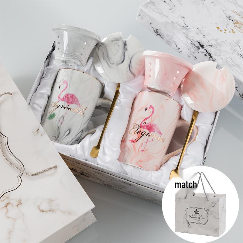 Trendy Japanese Ceramic Coffee Mug with Spoon & Lid – Home Gift Souvenir