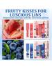 2pcs/Box [Christmas/Valentine's Day Gift] Lip Oil Lipstick, Strawberry/Blueberry Scent, High Moistur