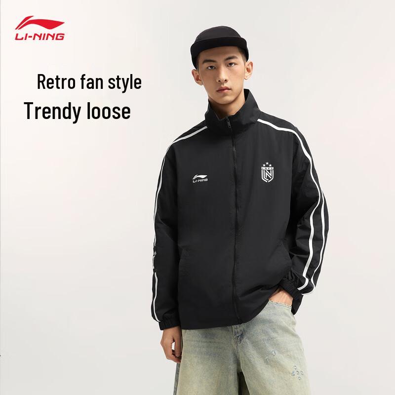 Li-Ning Men s Retro Stand Collar Windbreaker Jacket L