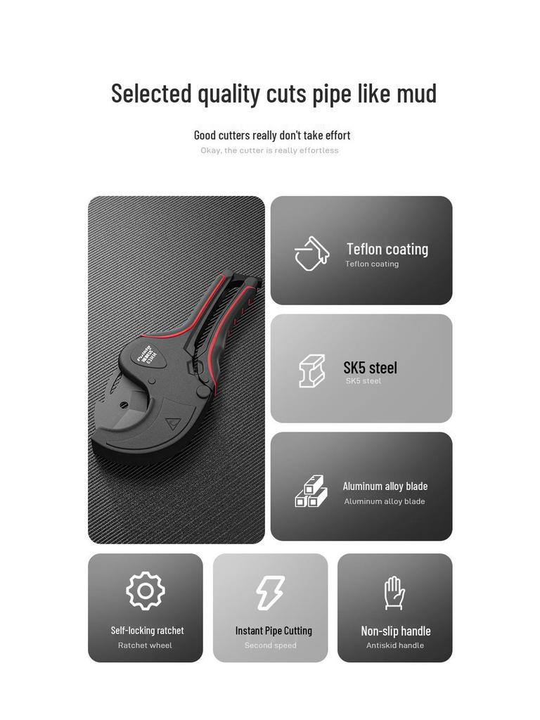PPR Professional Pipe Cutting Scissors: Quick-Cut for PVC Pipe Fittings and Hot Melt Pipes