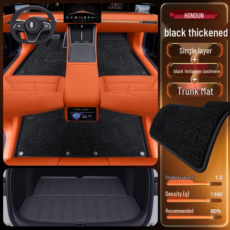2026 Hongqi S9 TPE Floor Mats: Full Set Interior Carpet for Five Seats
