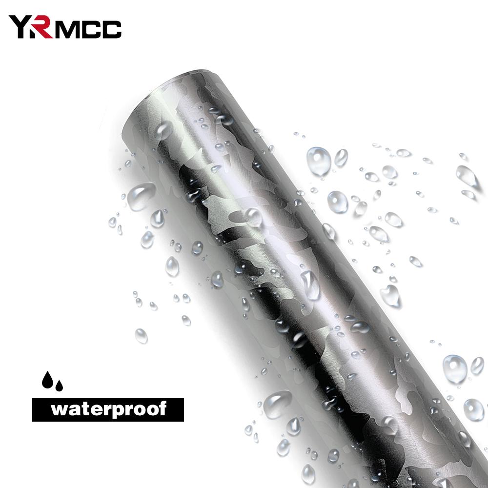 Car Glossy Silver Carbon Fiber Film Waterproof Adhesive Stickers Automobile Motorcycle Tuning DIY Stickers Adhesive Cover Decals