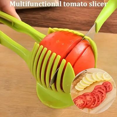 Plastik Patates Dilimleme Domates Kesici Öğütücüler Meyve Sebze Araçları Soğan Limon Kesme Tutucu