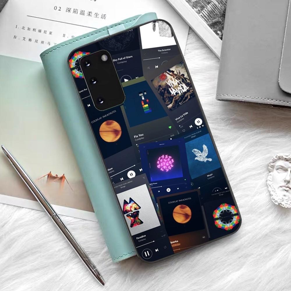 C-Coldplay Band Phone Case For Samsung S 9 10 20 21 22 23 30 23 24 Plus Lite Ultra FE S10lite Fundas