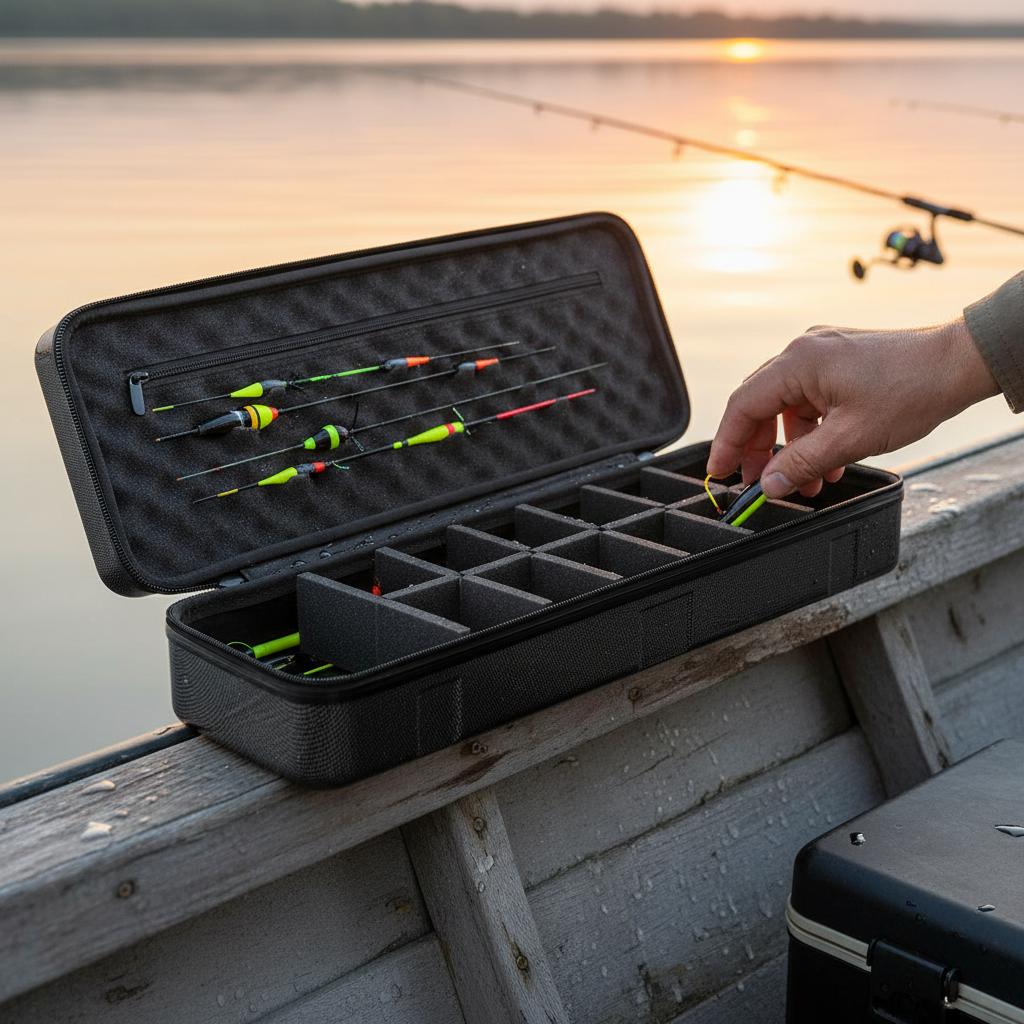 Multifunctional Hard Shell Fishing Tackle Storage Bag Portable Large Capacity