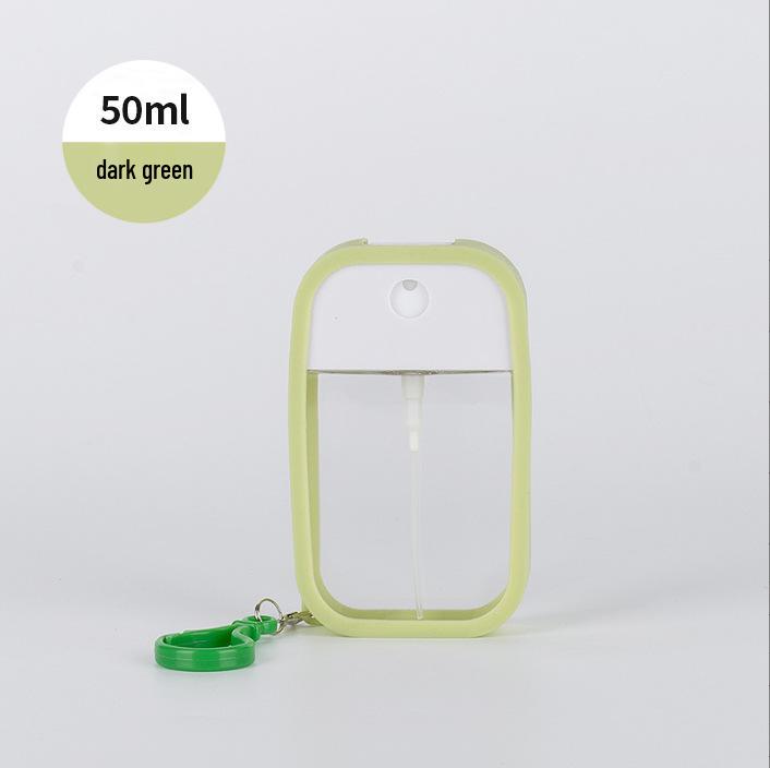 Portable Press-On Silicone Hydrating Perfume Spray Bottle