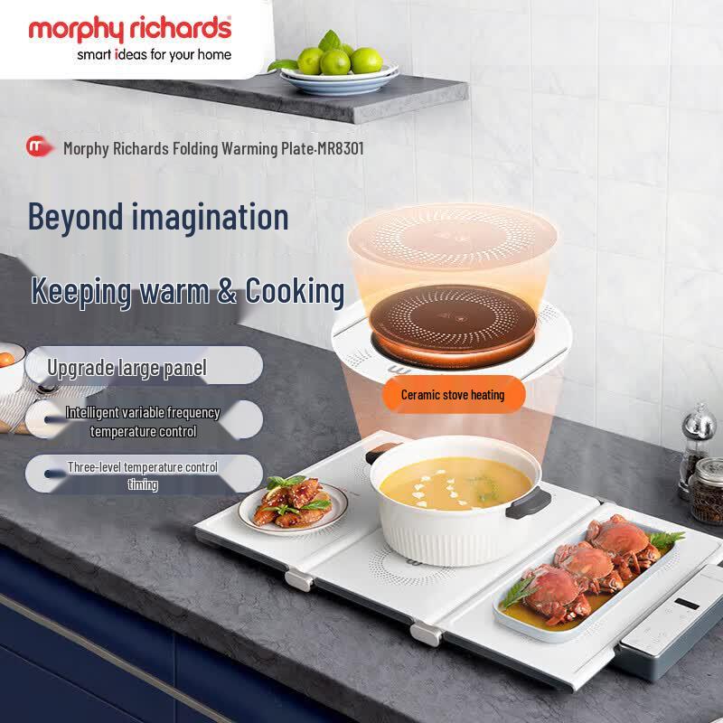 Morphy Richards 3-Fold Electric Ceramic Food Warmer CN plug (adapter included)