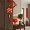 Traditional Spring Festival Wall Hanging Exquisite New Year Pendant Door Sign  Party