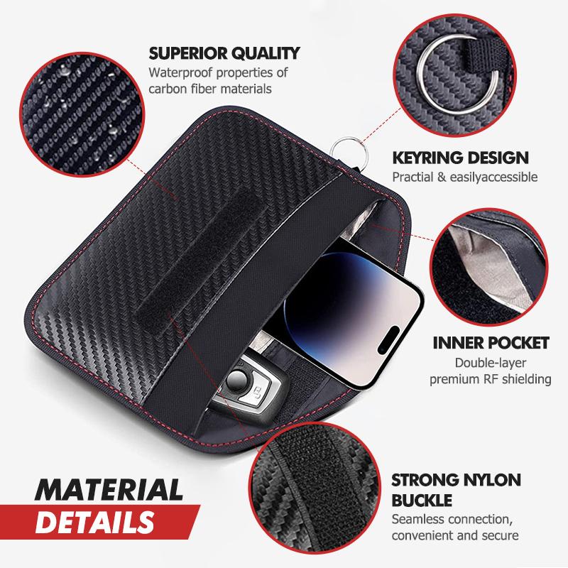 Car Key Signal Shielding Box Faraday Cage Remote Control Package For BMW E87 E70 E91 E30 G20 E92 E93 E60 E46 E90 G30 E53 X1