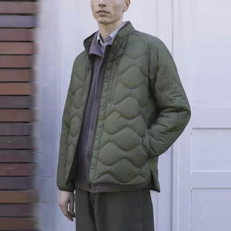 UNIQLO x White Mountaineering Collaboration FW23 Puffer Jacket Unisex Olive 459677-56