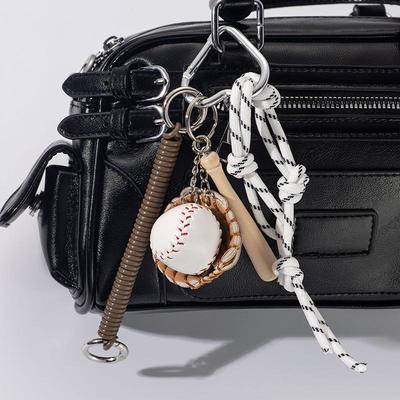 Fashion Multicolor Braided Rope Cute Handbag Pendant Small Backpack Hanging Bag Spare Parts for Bags