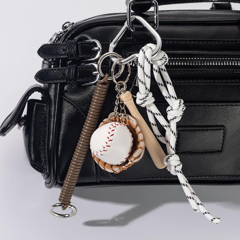Yogodlns Fashion Multicolor Braided Rope Cute Handbag Pendant Small Backpack Hanging Bag Spare Parts for Bags
