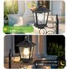 2in1 Solar Light Planter Garden Decor Solar Light with Planter Box Solar Planter Lights  Outdoor Flower Lamp for Garden Decor