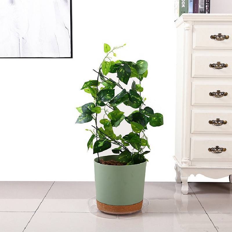 Plastic Flower Pot Tray With Pet Material And Dustproof Design For Garden And Home Use