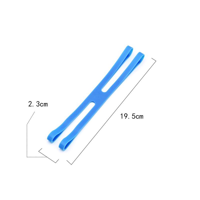 Outdoor Camping Tableware Storage H-Shaped Silicone High Elasticity Elastic Rubber Wrapping Bands Versatile For Outdoor Gear