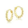 2024 Trendy Fashion Versatile Earrings, Even Beads Simple Metal Earrings, Earrings For Women