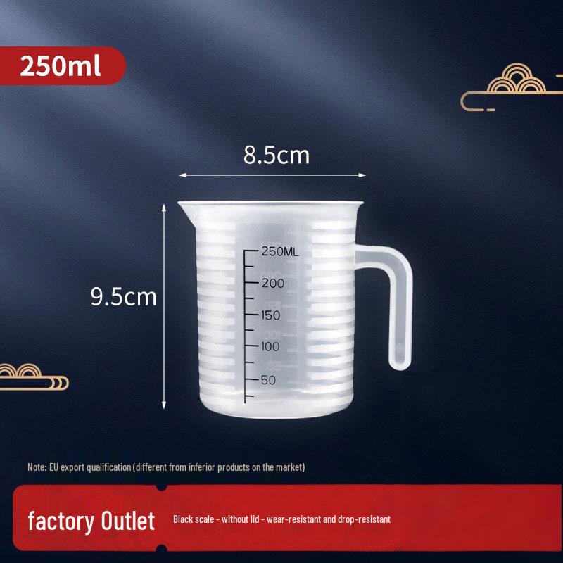 Hengzhi Large Capacity Food-Grade Plastic Measuring Cup for Milk Tea