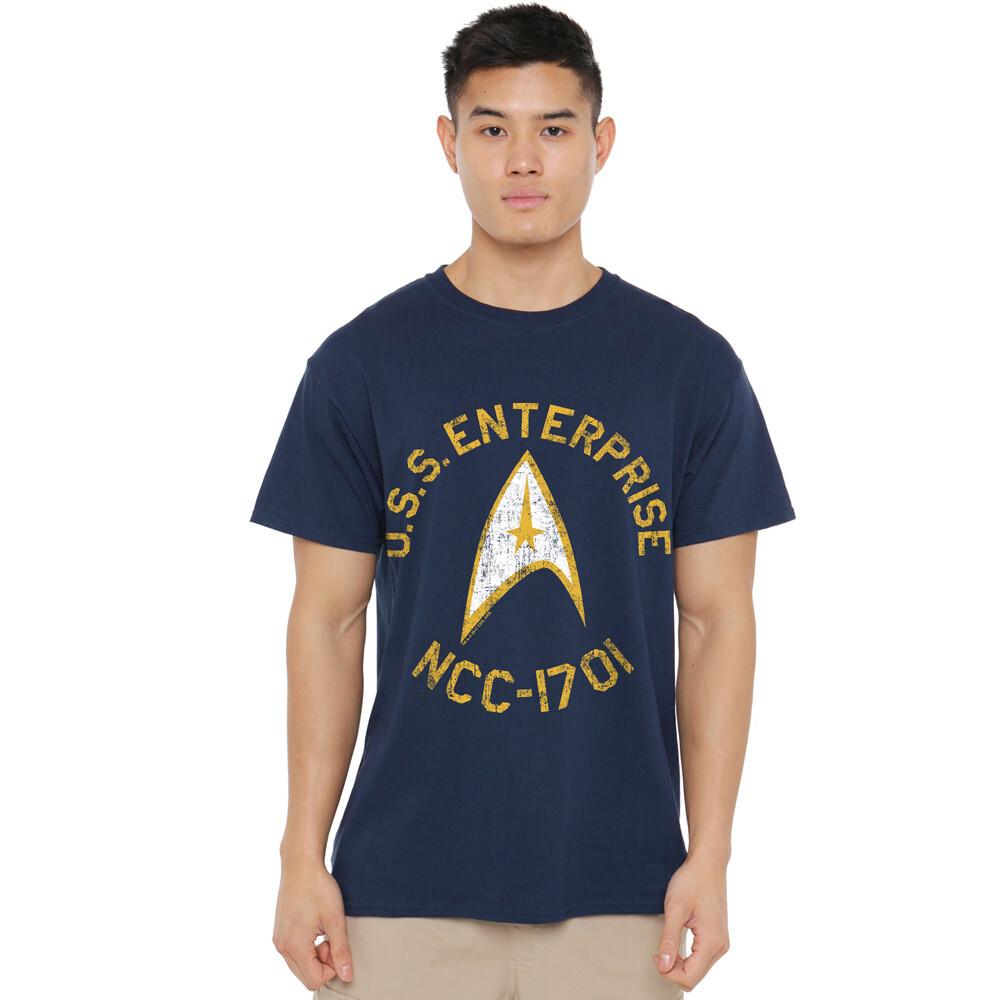 Star Trek Collegiate T-Shirt S-2XL Navy L