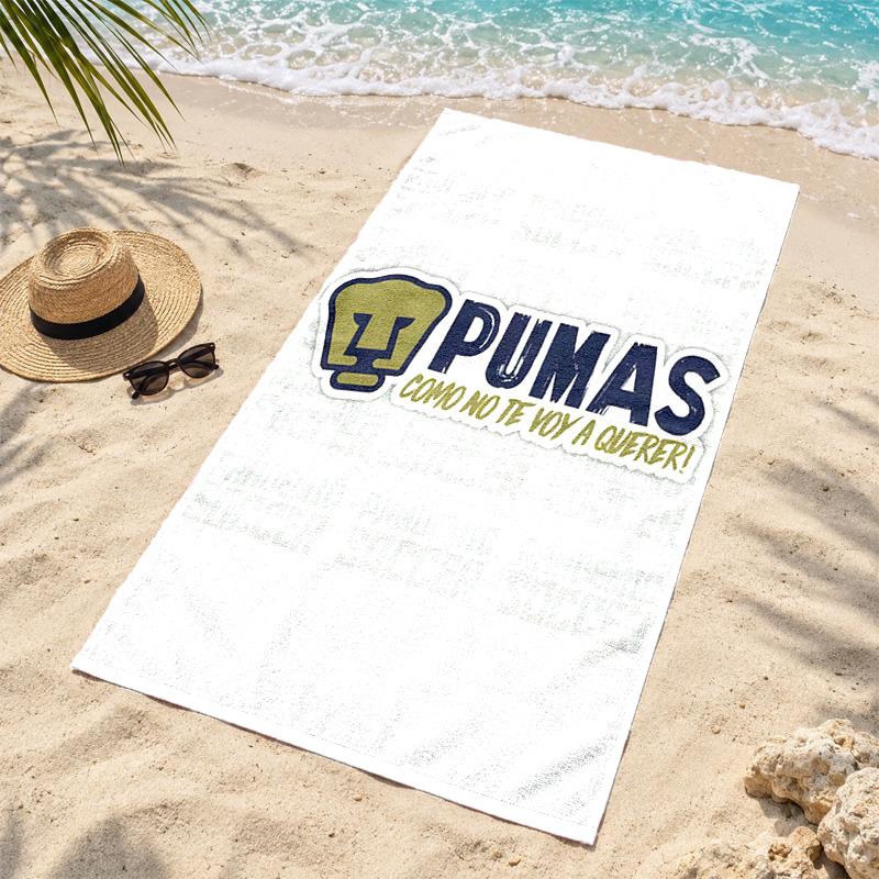 Club universidad nacional pumas Microfiber Beach Towel Quick Dry Sand Free Lightweight Beach Towels for Travel Swimming Camping