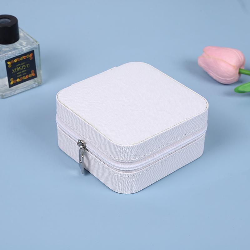 Compact Multifunctional Jewelry Storage Box with Compartments