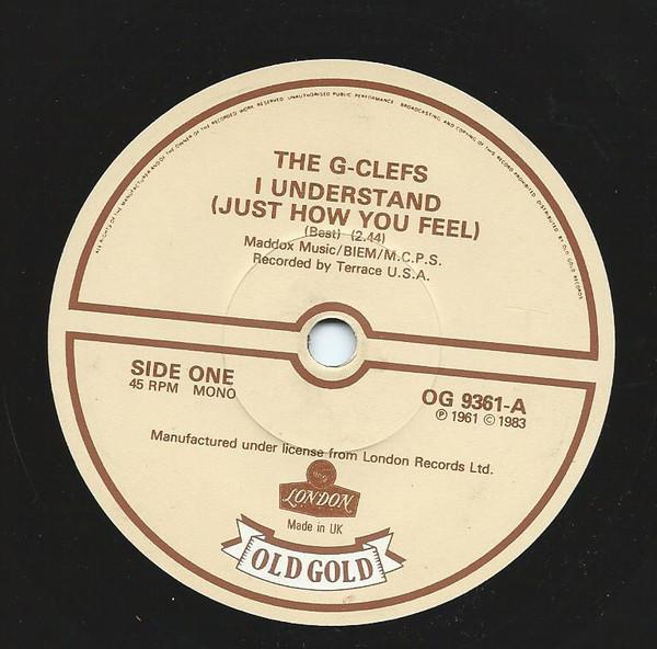 7inch Record G-CLEFS - I Understand (Just How You Feel) OG9361 OLD GOLD UK Soul/Funk Used