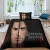 The Vampire Diaries Bedding Sets Exquisite Bed Supplies Set Horror TV Anime Bed Comforter Set Bedding Set Birthday Gift