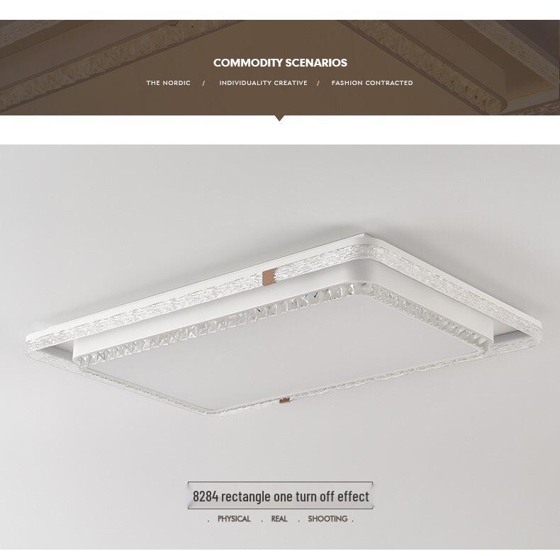 Nowoczesne światło sufitowe z pełnym spektrum ochrony oczu - Model 2025 do salonu i sypialni głównej