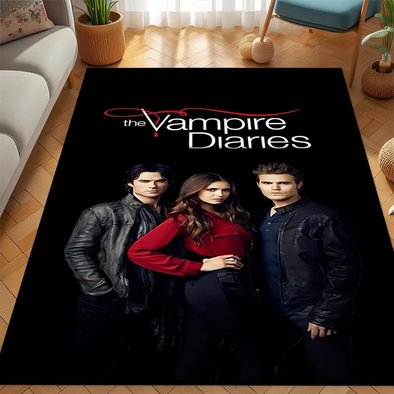 Blood Desire: Vampire Diaries carpet Suitable for all seasons floor mats Room Bathroom mat Art