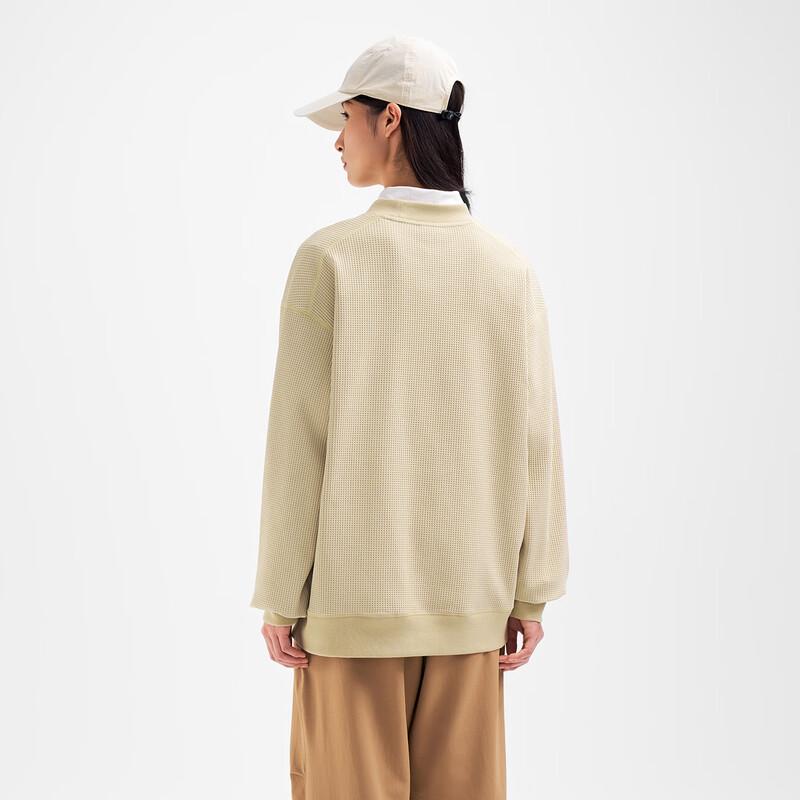 Pelliot Unisex Mountain Series Waffle Knit Long-Sleeve Sweatshirt