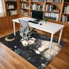 1pc Moonlit Bunny Themed Rug for Home Decor, Non-slip Office Carpet, Chair Mat, Outdoor Mat, Christmas and Halloween Gifts-0731104