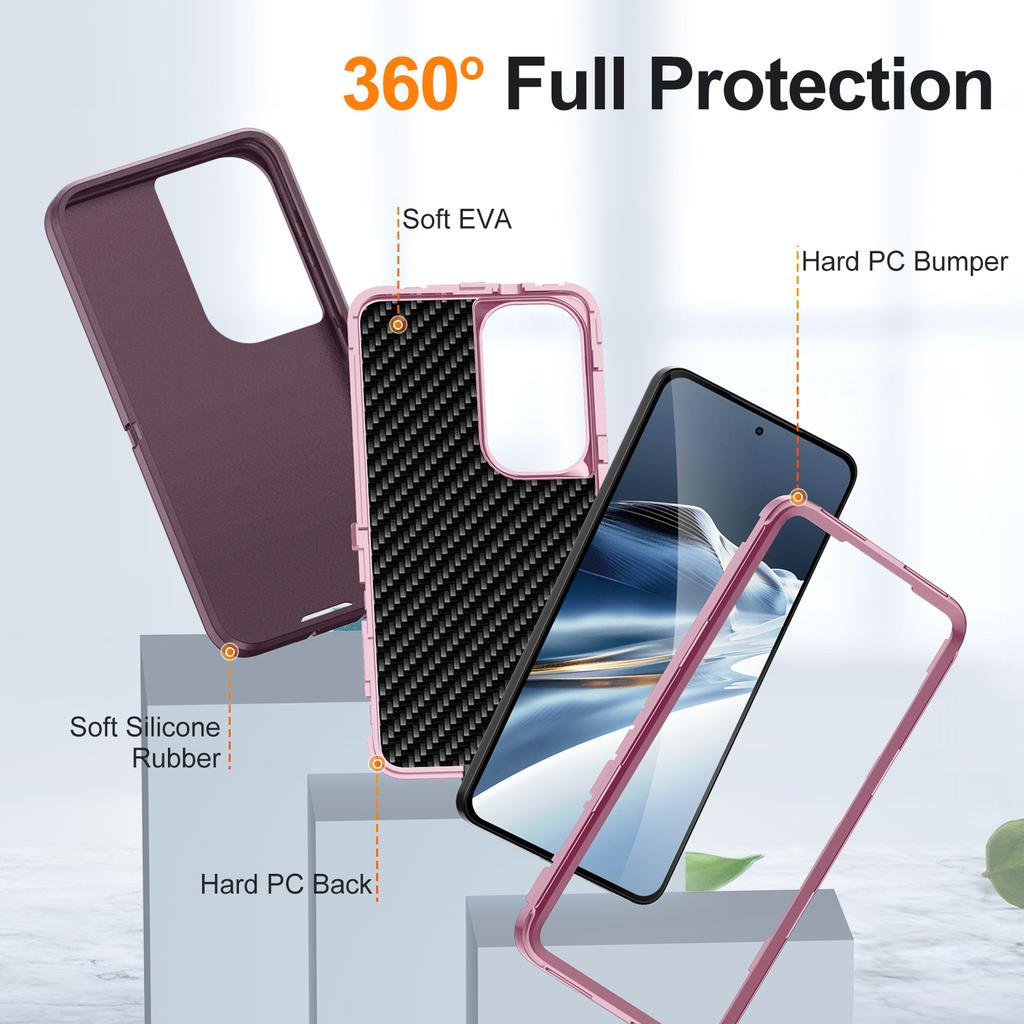 For Samsung Galaxy S26 Case PC + Silicone + EVA Drop Protection Phone Cover
