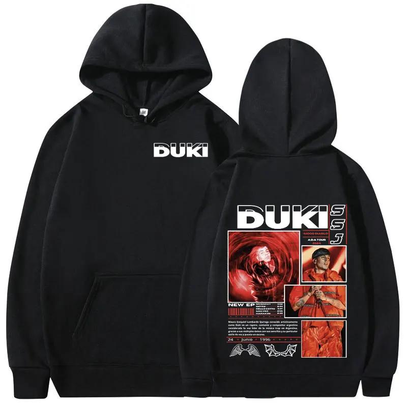 Duki Hip-hop Singer Rock Rap Classic Men Plus-size Sports Hoodie Street Harajuku Fashion Autumn Winter Long-sleeve Sweatshirt