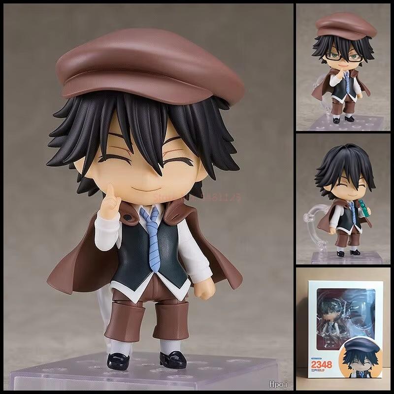 New Bungo Stray Dogs Anime 893# Nakajima Atsushi Dazai Osamu Edogawa Rampo Figures Toy Cartoon Model Movable Doll Xmas Gift