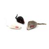 Pet Cat Playing Toys Real Fur Mouse Short Hair Real Hair Mouse with Sound Toy Sound for Kitten Cat Toy Pet Products
