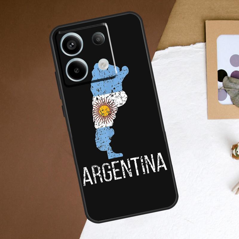 Argentina Flag Case For Xiaomi Redmi Note 13 11 9 10 12 Pro Plus 9S 10S 11S 12S Redmi 13C 9C 10C 12C Cover