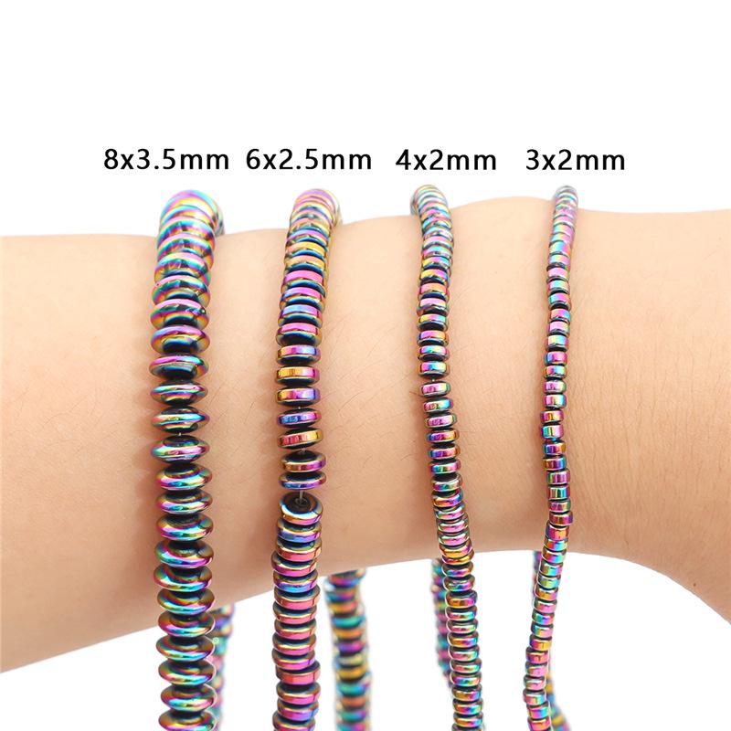 Handmade Nano-Plated Black Bile Beads: Round Electroplated DIY Jewelry Accessories
