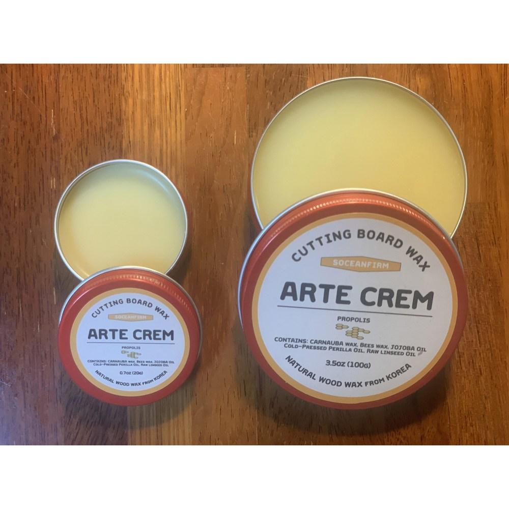 ARTE CREM Propolis Doğal Krem Ahşap Masif Ahşap Kaplama Kesme Tahtası Balmumu Cila Kaplama Maddesi Yağ Artecrem 120g, 120g, 1 adet