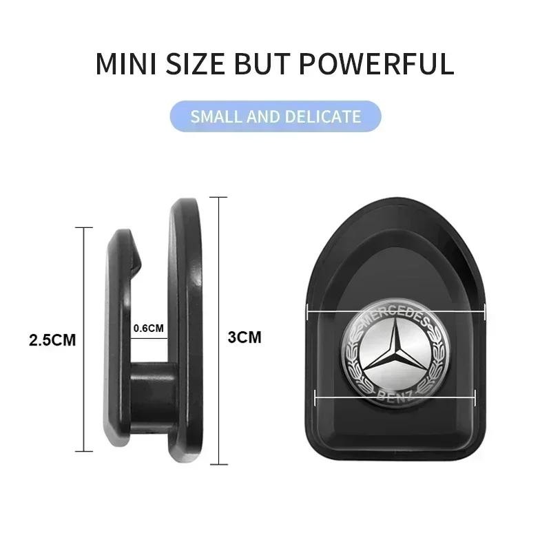 Q1983-1/2/4PCS Car Hook Clips Organizer Auto Accessories For Mercedes Benz A B C E S M Class AMG CLA CLS W212 W213 W204 W205 W176 W210