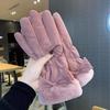 Women's Winter Fleece-Lined Touchscreen Gloves - Warm, Windproof, and Ideal for Driving or Cycling.