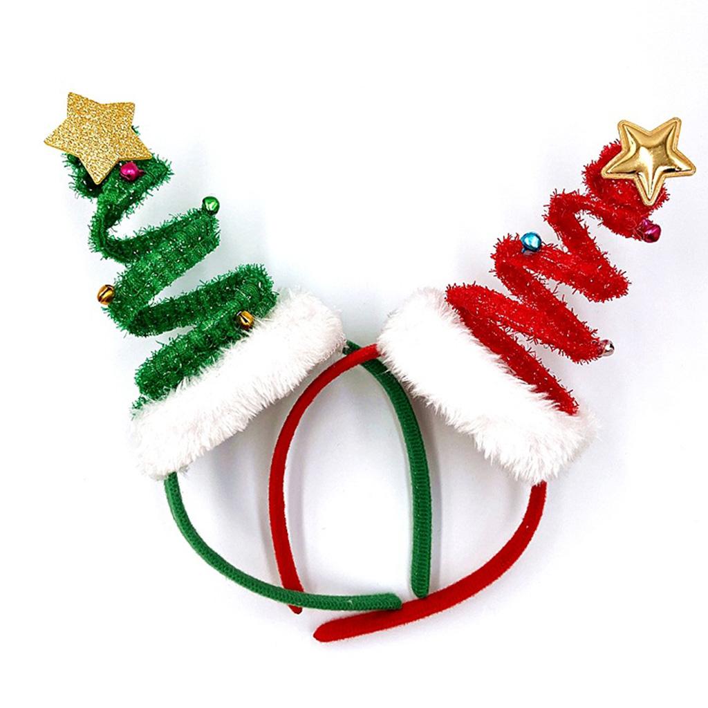 Creative Xmas Headbands Christmas Tree Hair Bands Cute Holiday Party Props