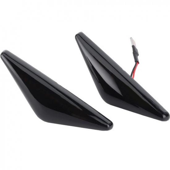 1 Pair Smoked Dynamic LED Side Light For Ford Focus Mk1 Mondeo Mk3 98AB13K354AA