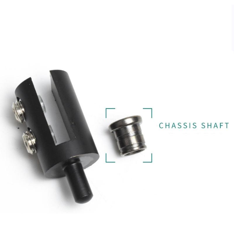 2pcs Cylindrical Designs Glass Hinges Accessory for Home and Commercial Use Smooth Operations and Sturdy Materials