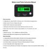 LCD Display Battery Power Monitor with  QC3.0 USB Type C Port for Electric Vehicle Solar Car Lithium Lead Acid Batteries