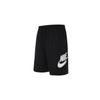 Nike Club Drawstring Mid-Rise Logo Letter Print Woven Sports Shorts Men shorts Black FN3304010